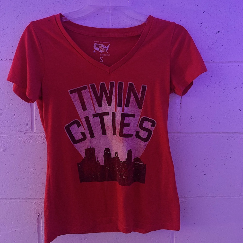Twin cities shirt, size small